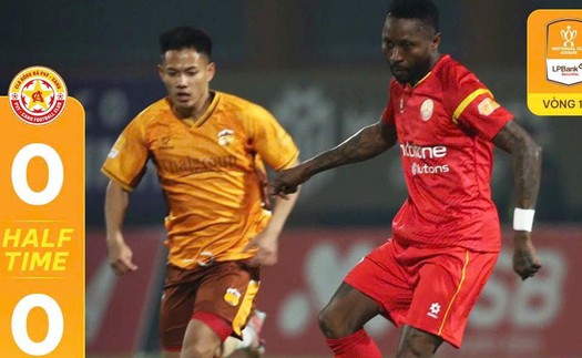 Đội bóng của thủ môn Trung Kiên bị loại ở Cúp quốc gia sau loạt đá luân lưu kịch tính