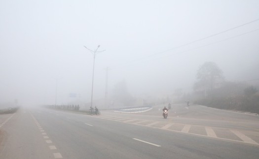 Thời tiết ngày 25/1: Bắc Bộ rét, sáng sớm có mưa phùn và sương mù