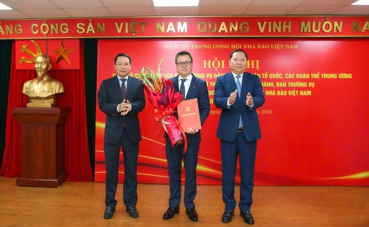 Công bố Quyết định chỉ định Bí thư Đảng ủy Trung ương Hội Nhà báo Việt Nam