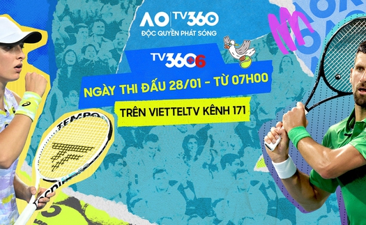 Link xem trực tiếp Australian Open 2026 hôm nay 28/1
