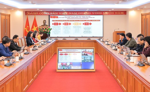 Đảng uỷ Thông tấn xã Việt Nam tham dự Hội nghị Báo cáo viên Trung ương tháng 1/2026