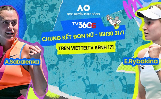 Link xem trực tiếp Australian Open 2026 hôm nay 31/1