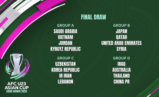 Lịch thi đấu VCK U23 châu Á 2026 của U23 Việt Nam mới nhất