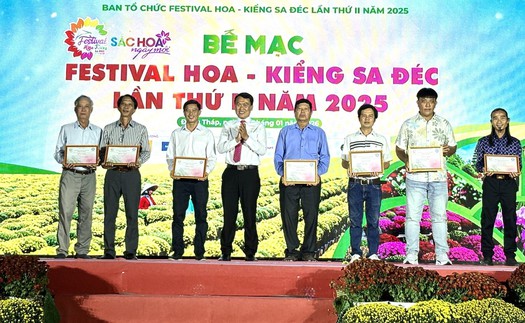Bế mạc Festival Hoa- Kiểng Sa Đéc lần thứ 2 năm 2025