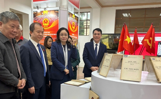 Hơn 800 tư liệu trưng bày tại triển lãm "Quốc hội Việt Nam - Hành trình 80 năm xây dựng và phát triển"