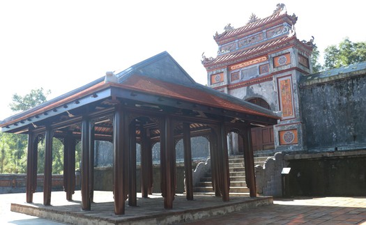 Công trình nhà rường tại di tích lăng vua Thiệu Trị chưa có trong quy hoạch