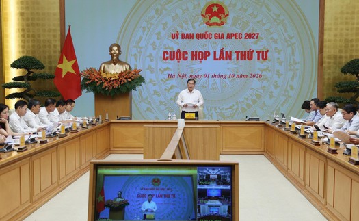 Cuộc họp lần thứ tư Ủy ban Quốc gia APEC 2027: Chuẩn bị Năm APEC chủ động, chuyên nghiệp, chu đáo, hiệu quả