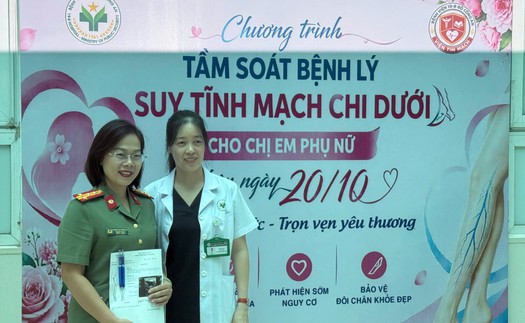 Tầm soát suy tĩnh mạch chi dưới: Món quà 20/10 thiết thực tại BV 19-8