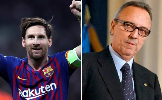 Cựu Chủ tịch Barcelona chỉ trích Messi: 'Không ai lớn hơn đội bóng cả'