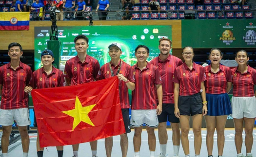 Đội tuyển pickleball Việt Nam tranh tài tại giải mở rộng Trung Quốc - ASEAN 2026