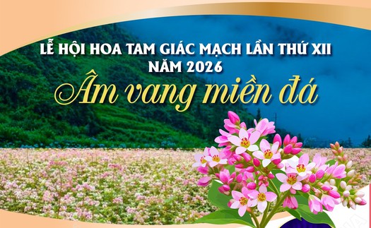Lễ hội hoa tam giác mạch lần thứ XII năm 2026: "Âm vang miền đá"