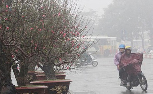 Thời tiết dịp nghỉ Tết Nguyên đán Bính Ngọ: Từ Thanh Hóa đến thành phố Huế có mưa, đêm và sáng trời rét