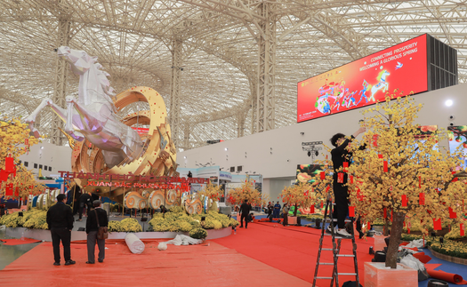 "Tinh hoa Văn hóa Việt Nam" tạo nên không gian "Sắc Xuân Việt" tại Hội chợ Mùa Xuân 2026