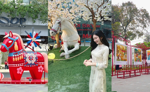 Những không gian tràn ngập hình ảnh ngựa trong năm mới