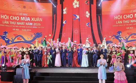 Lễ bế mạc Hội chợ Mùa Xuân lần thứ nhất năm 2026