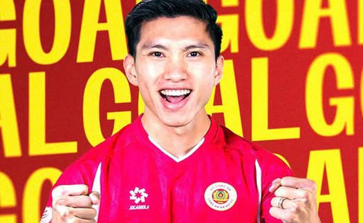 Cộng đồng mạng phát sốt với 'siêu phẩm' của Văn Hậu vào lưới Thanh Hóa ở V-League