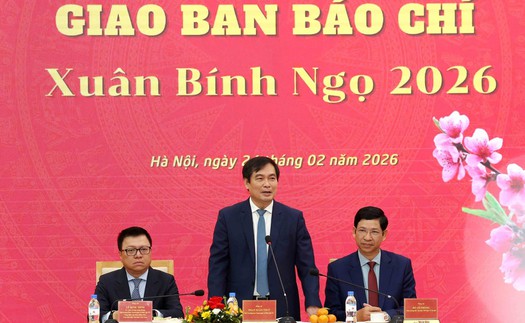 Giao ban Báo chí Xuân Bính Ngọ 2026