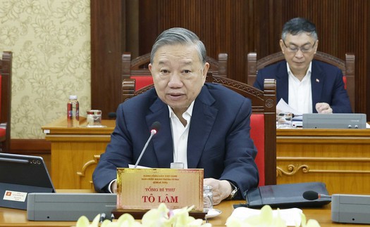 Tổng Bí thư Tô Lâm chủ trì phiên họp của Ban Bí thư về công tác tổ chức Tết Bính Ngọ 2026