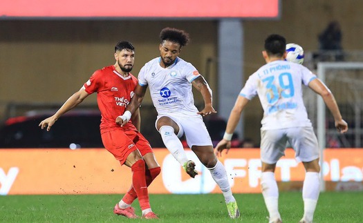 Thua Thể Công Viettel ở trận đá bù, ĐKVĐ Thép Xanh Nam Định có nguy cơ rớt hạng