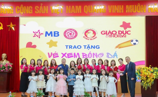 MB và Thể Công Viettel trao đi "Triệu Nụ cười Sân cỏ" trong ngày đầu xuân