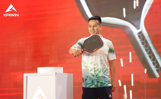 Triệu Cầu Lông gia nhập team pickleball Kaiwin, mở ra bước ngoặt sự nghiệp với mẫu vợt Rocket