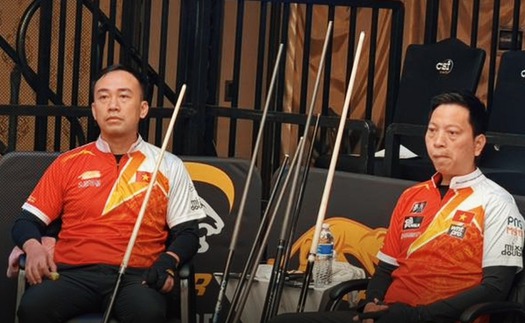 ĐT billiards Việt Nam thua Áo 2-3, dừng chân ở tứ kết giải thế giới