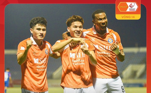 Tuyển thủ U23 Việt Nam phản lưới nhà trong trận thua của PVF-CAND