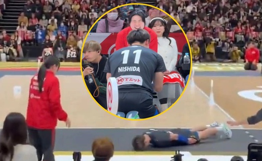 Sao bóng chuyền Nhật Bản lên tiếng về màn trượt người rồi quỳ xuống xin lỗi trọng tài đang gây sốt với hàng triệu lượt xem