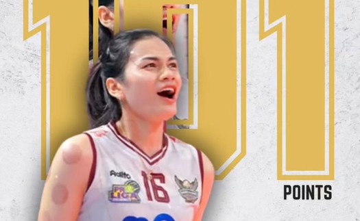 Sao bóng chuyền Việt Nam được vinh danh khi ghi hơn 100 điểm sau 7 trận xuất ngoại, xếp trên 95 VĐV nước ngoài