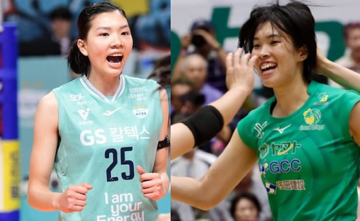 Lần đầu tiên trong lịch sử, hai VĐV bóng chuyền nữ Việt Nam đối đầu tại giải Nhật Bản