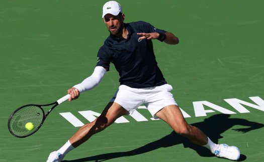 Djokovic dừng bước trước nhà đương kim vô địch ở vòng 4 Indian Wells