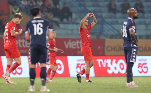 Ngoại binh tỏa sáng, Thể Công Viettel tiếp tục đua vô địch V-League với CAHN