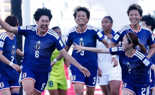 Tung 50 cú sút, ĐT Nhật Bản thắng ĐKVĐ SEA Games 7-0 và đoạt vé dự World Cup nữ