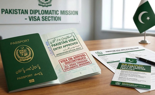 Pakistan thắt chặt chính sách thị thực đối với người nước ngoài