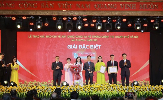 Tôn vinh những tác phẩm báo chí xuất sắc về xây dựng Đảng Thủ đô