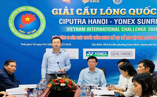 Hải Đăng, Đức Phát, Tiến Minh cùng tranh tài ở giải cầu lông Vietnam International Challenge
