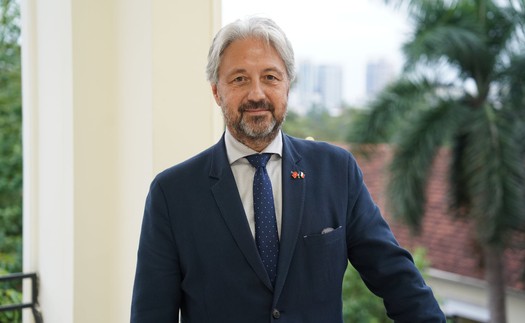 Giám đốc Viện Pháp tại Việt Nam, ông Eric Soulier: "Pháp muốn lan tỏa các tài năng sáng tạo tại Việt Nam"