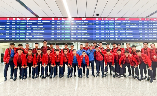 U23 Việt Nam đến Tây An, sẵn sàng cho trận đấu với Triều Tiên