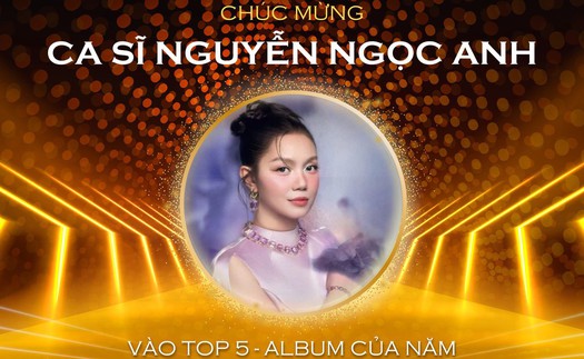 Ca sĩ Nguyễn Ngọc Anh chia vui với fan ngay trong đêm khi lọt Top 5 đề cử giải Cống hiến 2026