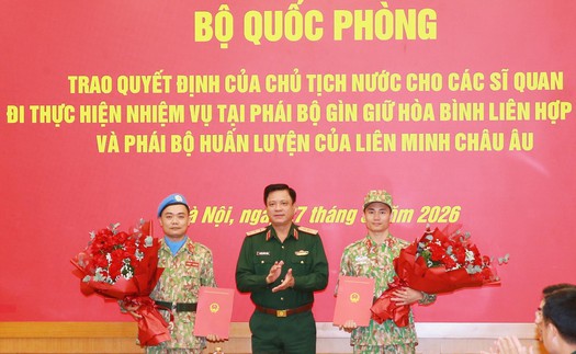 Lần đầu tiên Việt Nam có sĩ quan Tác chiến quân sự hỗn hợp tại UNISFA