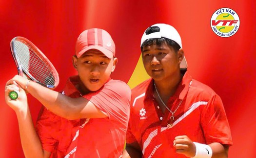 2 tay vợt trẻ Việt Nam giành ngôi á quân ở giải đấu tại Sri Lanka