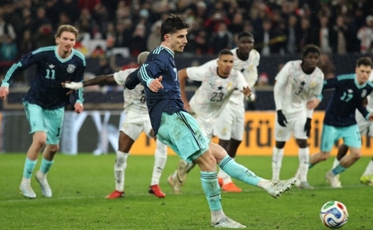 Havertz ghi bàn, đội tuyển Đức nhọc nhằn vượt qua Ghana 