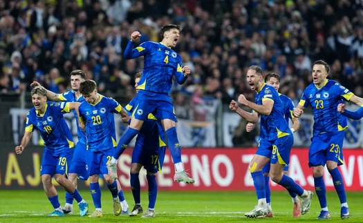 Xác định 4 vé cuối cùng của châu Âu dự World Cup 2026