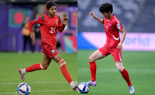 Lịch thi đấu bóng đá hôm nay 6/3: Trực tiếp nữ Bangladesh vs nữ Triều Tiên