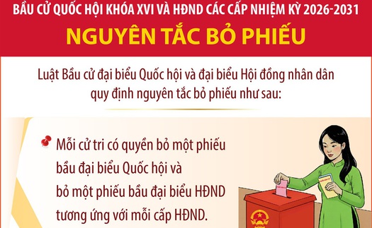 Bầu cử Quốc hội và HĐND: Nguyên tắc bỏ phiếu