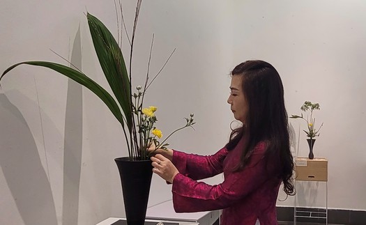 Chiêm ngưỡng nghệ thuật hoa đạo Nhật Bản trong không gian văn hóa Hà Nội