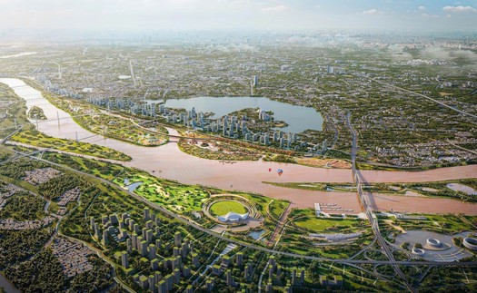 Hà Nội giao 18 xã, phường bồi thường, tái định cư cho dự án Trục đại lộ cảnh quan sông Hồng