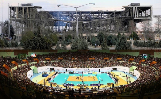 Nhà thi đấu 12.000 chỗ của Iran bị phá hủy hoàn toàn sau đợt không kích