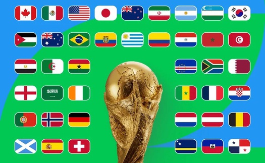 Danh sách đầy đủ 48 đội tuyển giành vé dự World Cup 2026