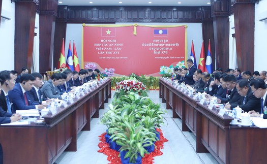 Việt Nam-Lào thúc đẩy tăng cường hợp tác an ninh